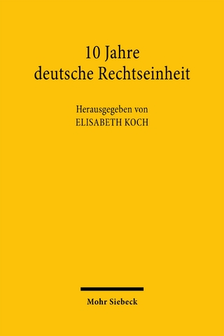 10 Jahre deutsche Rechtseinheit