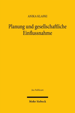 Planung und gesellschaftliche Einflussnahme