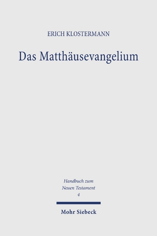Das Matthäusevangelium