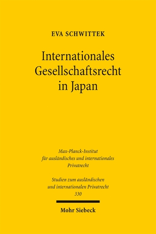 Internationales Gesellschaftsrecht in Japan