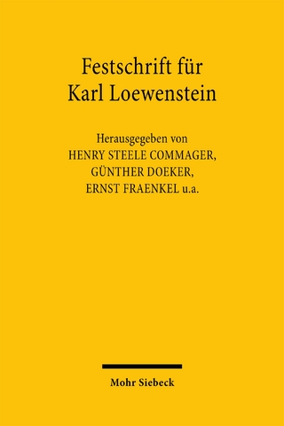 Festschrift für Karl Loewenstein