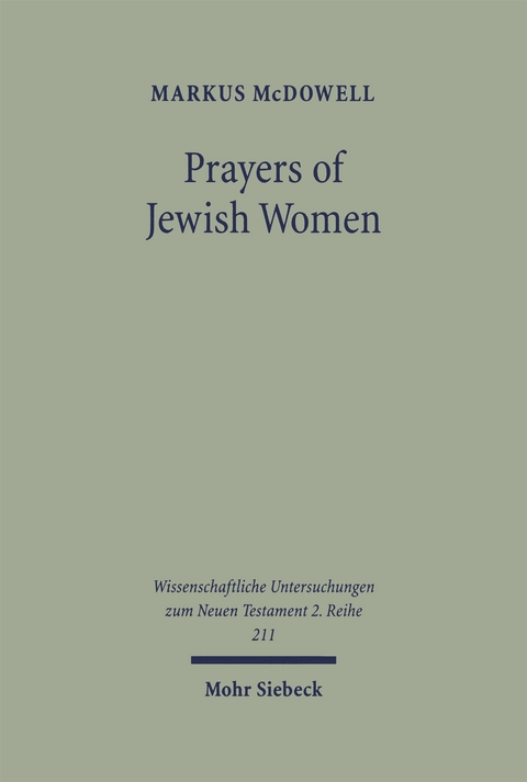 Prayers of Jewish Women - Markus McDowell