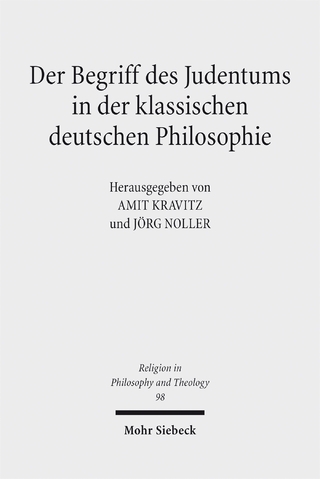 Der Begriff des Judentums in der klassischen deutschen Philosophie