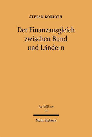 Der Finanzausgleich zwischen Bund und Ländern