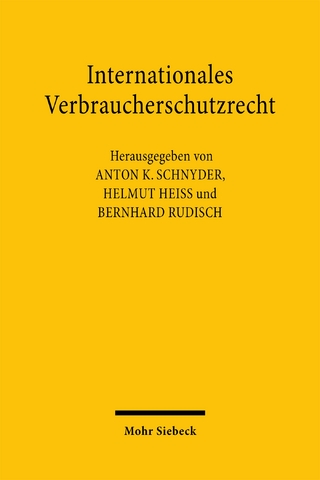 Internationales Verbraucherschutzrecht