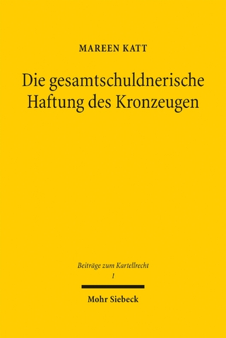 Die gesamtschuldnerische Haftung des Kronzeugen