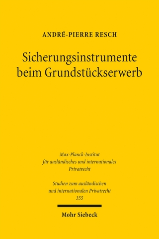 Sicherungsinstrumente beim Grundstückserwerb
