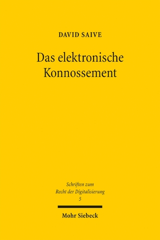 Das elektronische Konnossement