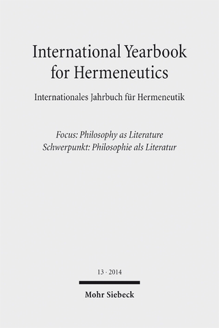 International Yearbook for Hermeneutics / Internationales Jahrbuch für Hermeneutik