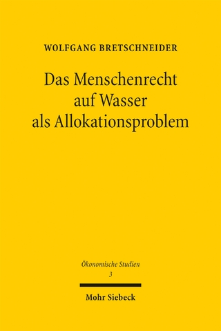 Das Menschenrecht auf Wasser als Allokationsproblem
