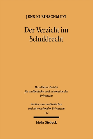 Der Verzicht im Schuldrecht