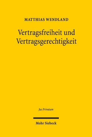 Vertragsfreiheit und Vertragsgerechtigkeit