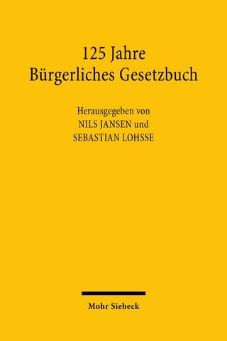 125 Jahre Bürgerliches Gesetzbuch