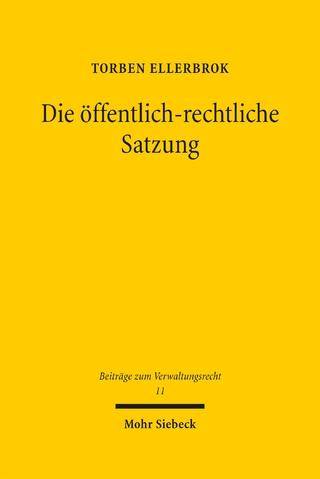Die öffentlich-rechtliche Satzung