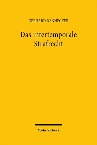 Das intertemporale Strafrecht