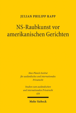 NS-Raubkunst vor amerikanischen Gerichten