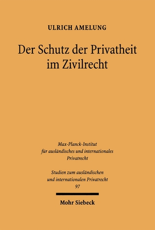 Der Schutz der Privatheit im Zivilrecht