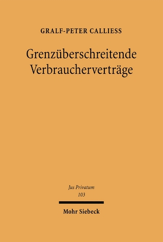 Grenzüberschreitende Verbraucherverträge