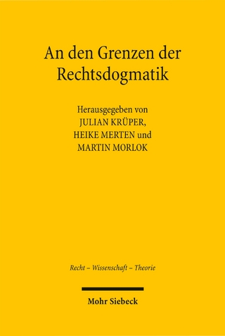 An den Grenzen der Rechtsdogmatik