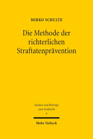 Die Methode der richterlichen Straftatenprävention