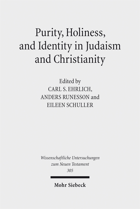 Purity, Holiness, and Identity in Judaism and Christianity - 