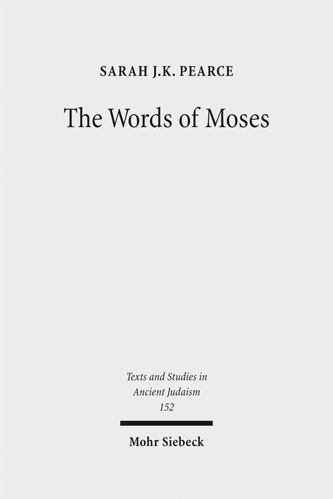 The Words of Moses - Sarah J.K. Pearce