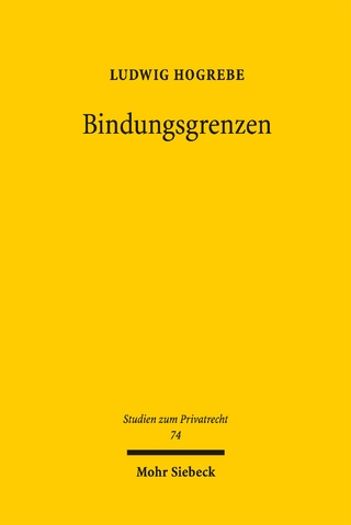 Bindungsgrenzen