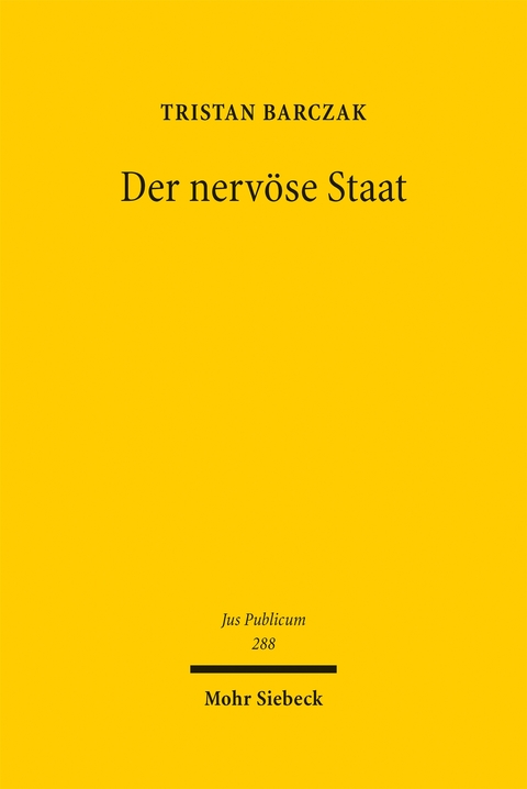 Der nerv&ouml;se Staat - Tristan Barczak