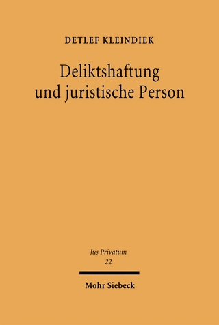Deliktshaftung und juristische Person