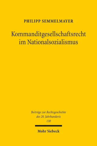 Kommanditgesellschaftsrecht im Nationalsozialismus
