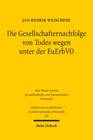 Die Gesellschafternachfolge von Todes wegen unter der EuErbVO