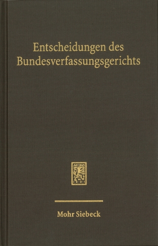 Entscheidungen des Bundesverfassungsgerichts (BVerfGE)