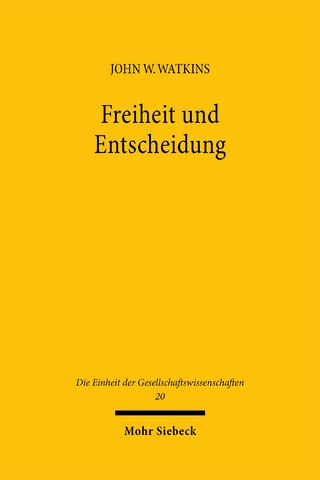 Freiheit und Entscheidung