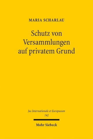 Schutz von Versammlungen auf privatem Grund