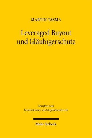 Leveraged Buyout und Gläubigerschutz