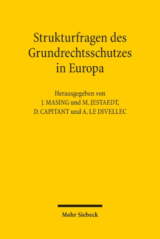 Strukturfragen des Grundrechtsschutzes in Europa