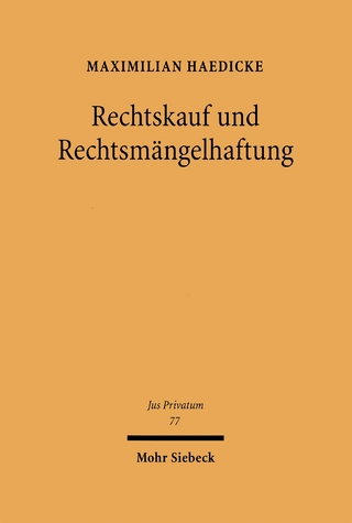Rechtskauf und Rechtsmängelhaftung