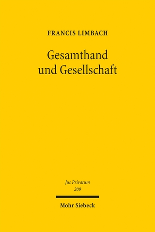 Gesamthand und Gesellschaft