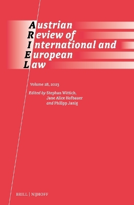 Austrian Review of International and European Law, 2023