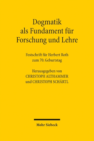 Dogmatik als Fundament für Forschung und Lehre