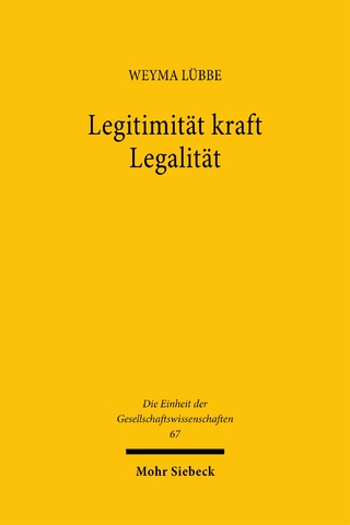 Legitimität kraft Legalität