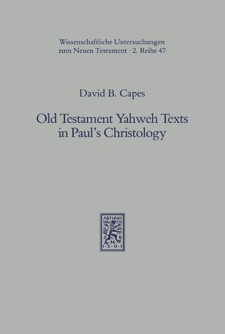 Old Testament Yahweh Texts in Paul's Christology
