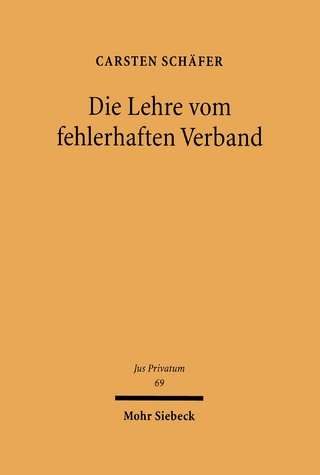 Die Lehre vom fehlerhaften Verband