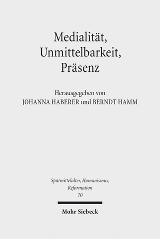 Medialität, Unmittelbarkeit, Präsenz