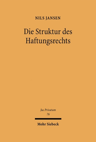 Die Struktur des Haftungsrechts
