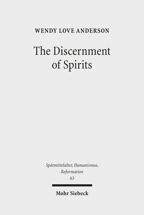The Discernment of Spirits - Wendy Love Anderson