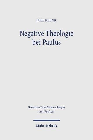 Negative Theologie bei Paulus