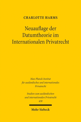 Neuauflage der Datumtheorie im Internationalen Privatrecht