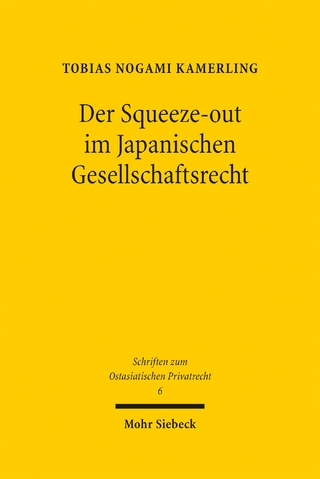 Der Squeeze-out im Japanischen Gesellschaftsrecht