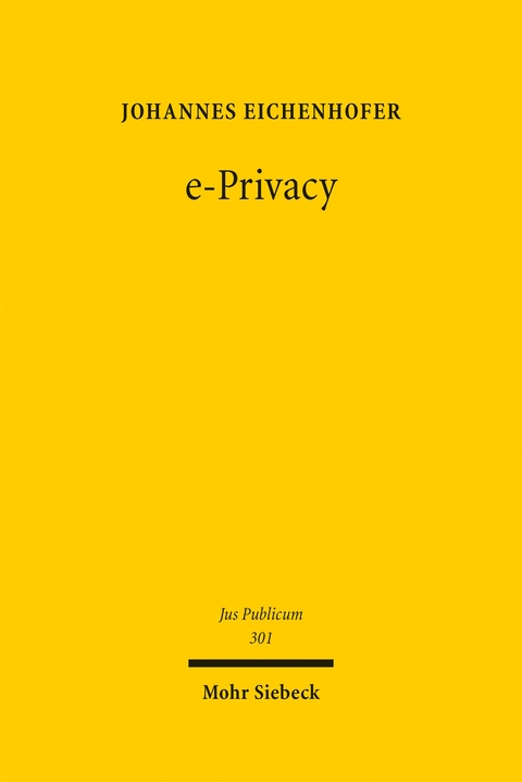 e-Privacy - Johannes Eichenhofer
